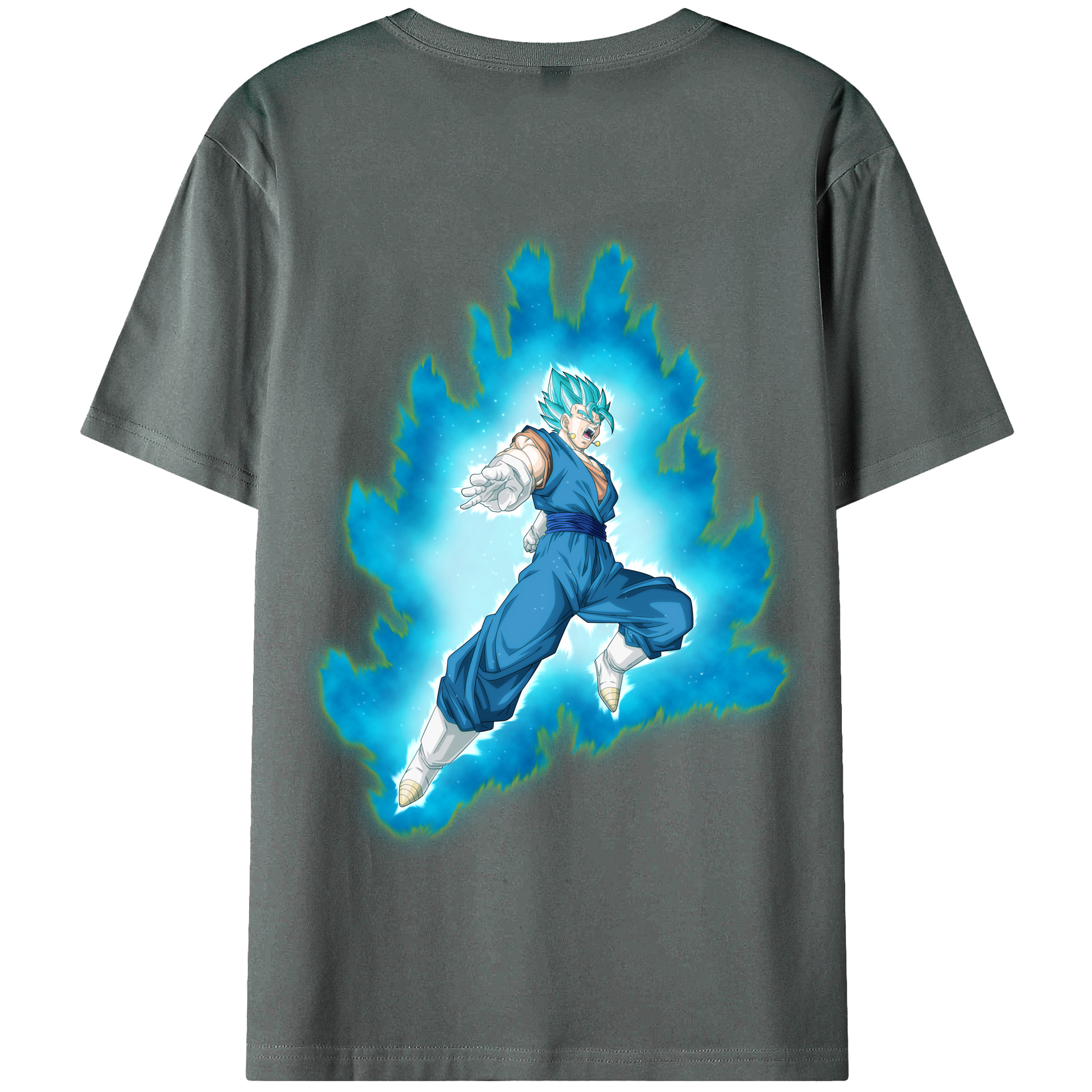 （画像用） ドラゴンボール ベジット DRAGON BALL Vegetto 綿100％半袖Tシャツ（背面プリント）